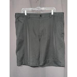 Dark Gray/Black Polyester Shorts Zip Fly Casual Size 38